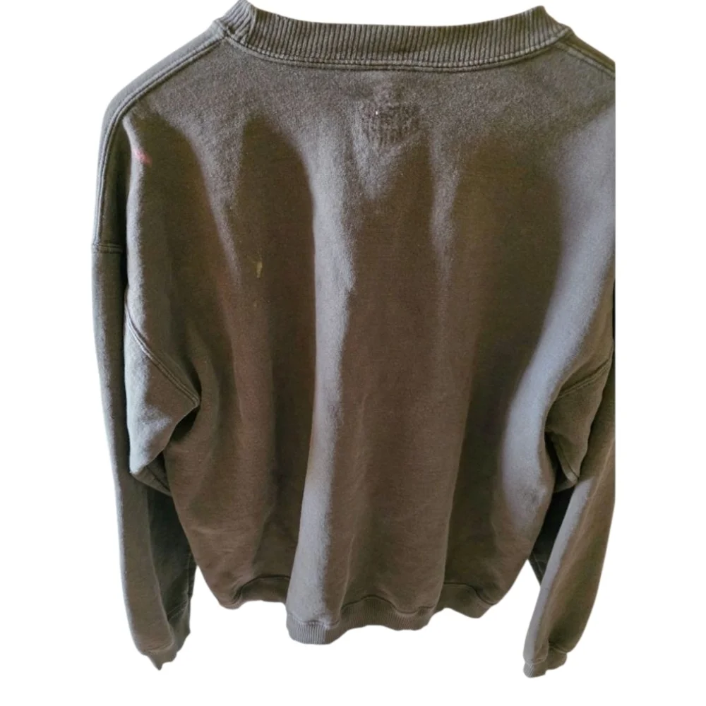 Covington Graphic White Tail Deer Brown and White Sweatshirt Size Large Outdoor
